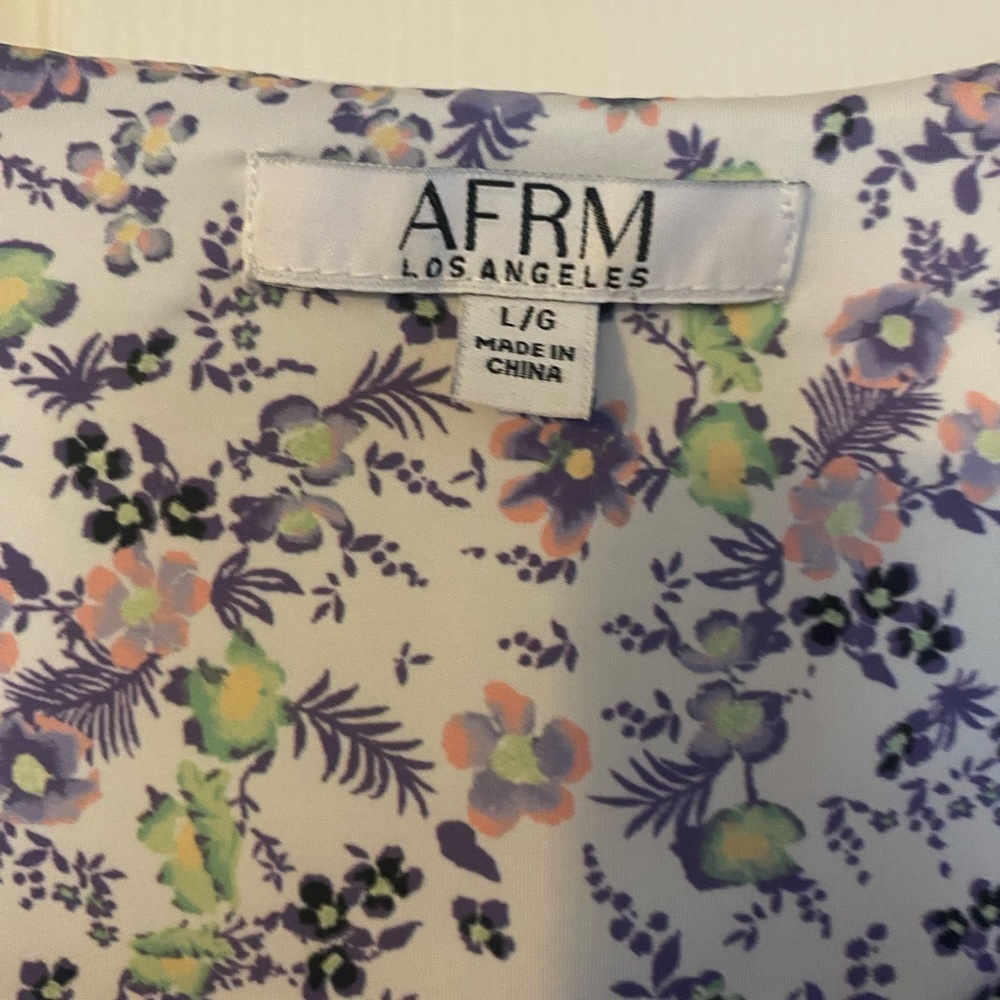 Floral long sleeve bodysuit - Picture 2 of 2